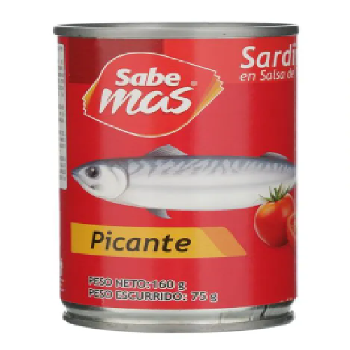 Sardina Sabemas En Salsa Tomate Picante - 160 g